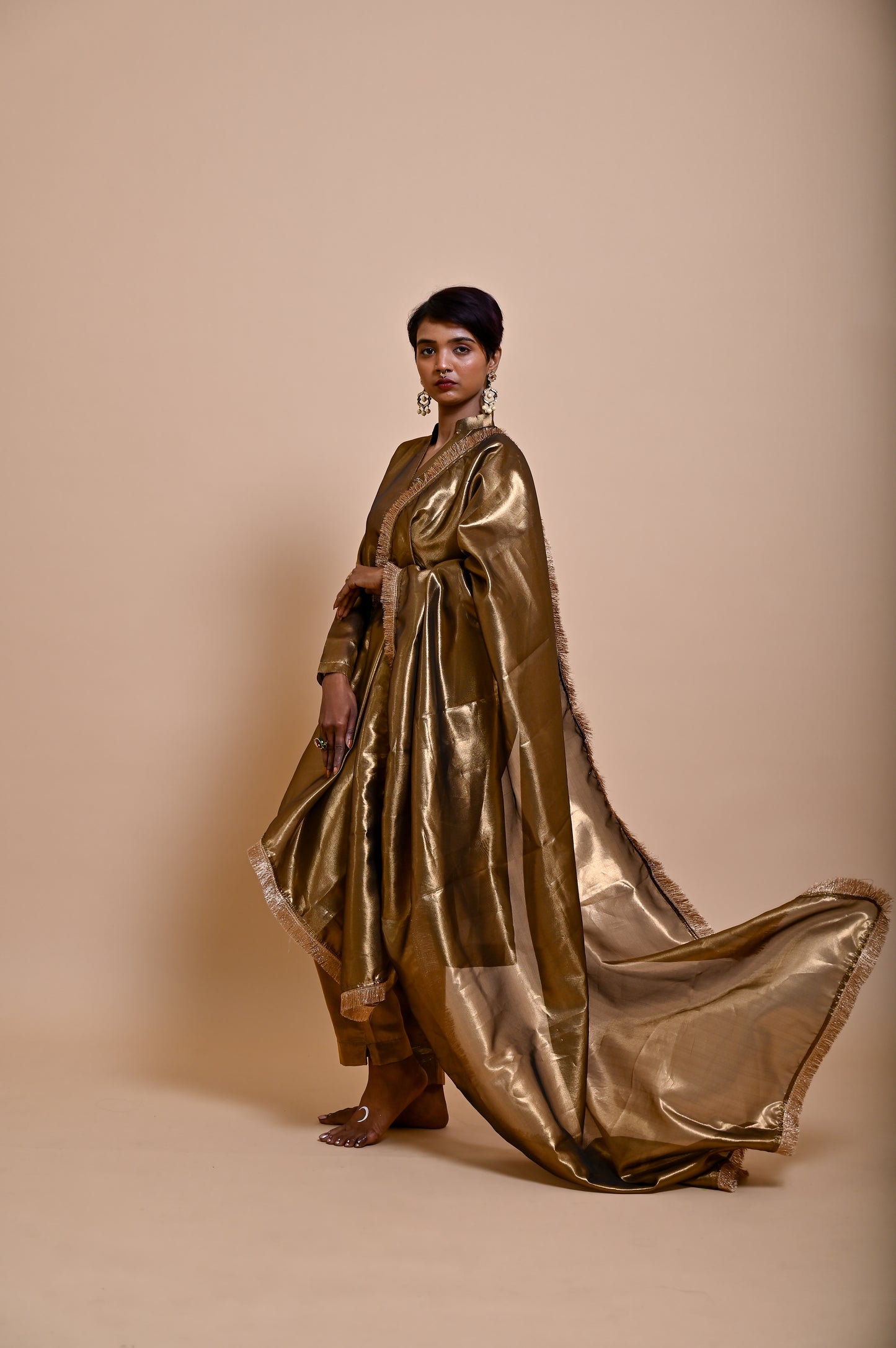 Ruhani Bronze Suit Set